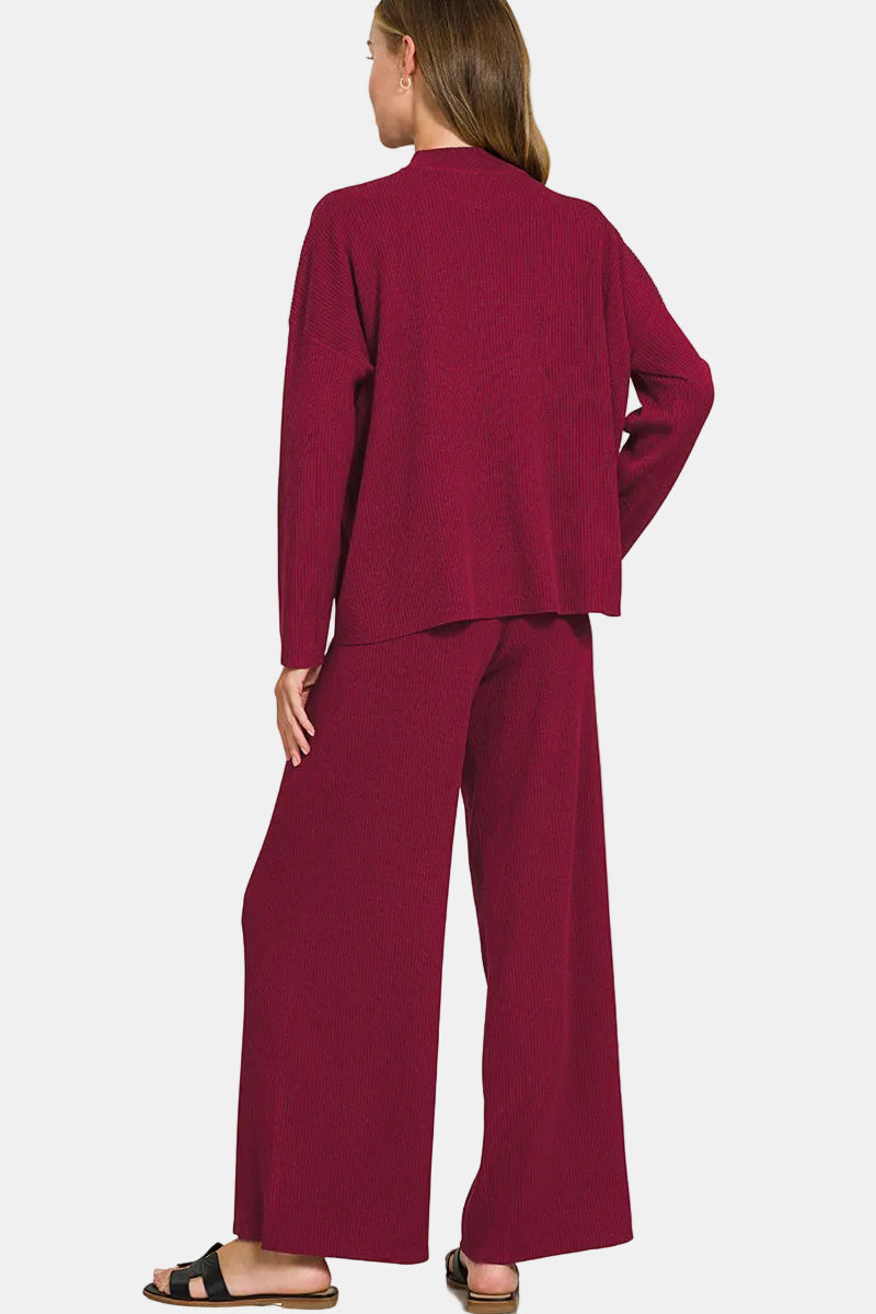 Viscose Sweater Top & Pants Set / ASH JADE