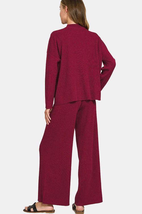 Viscose Sweater Top & Pants Set / ASH JADE