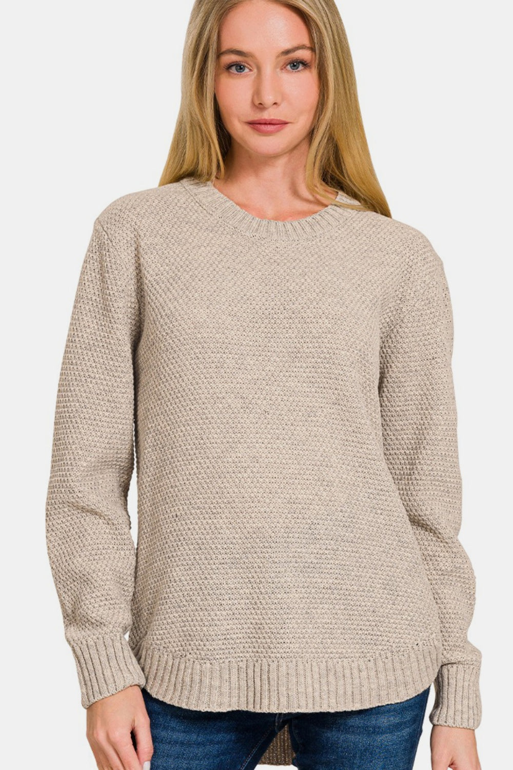 Round Neck Basic Sweater