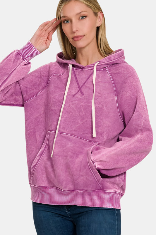 【PORTERNA】Fine Hoodie Sweater Set Zenana Hoodies & Sweatshirts – Cute & Cozy Layers | Z