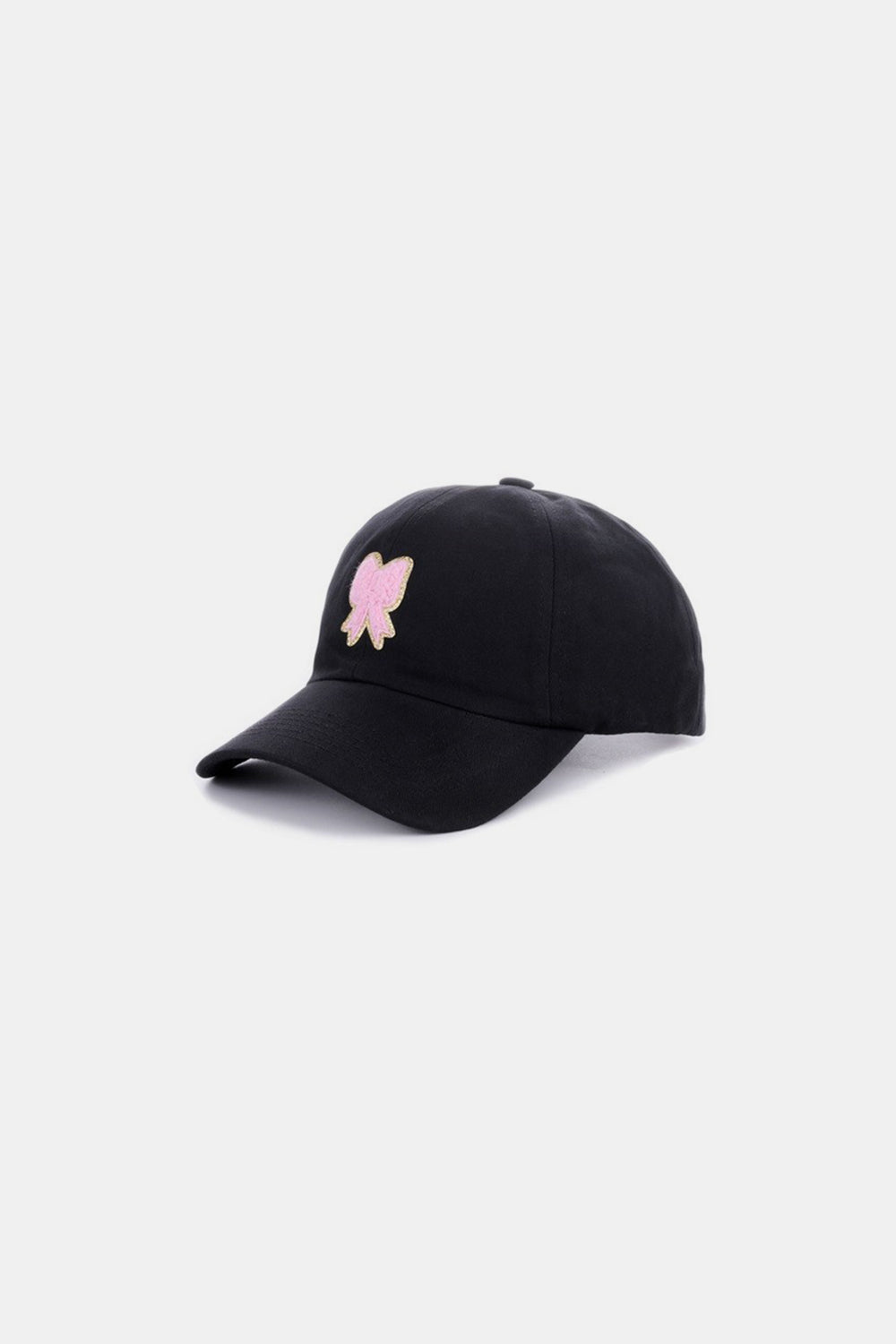 Ribbon Bow Chenille Patch Baseball Cap Hat