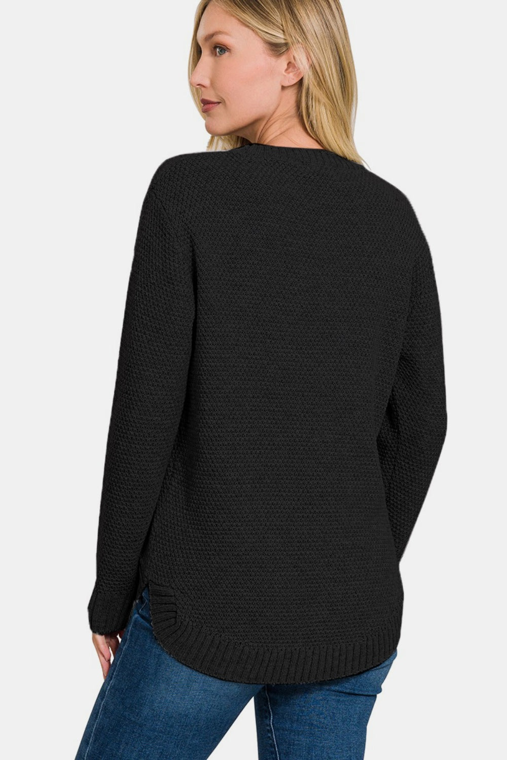 Round Neck Basic Sweater