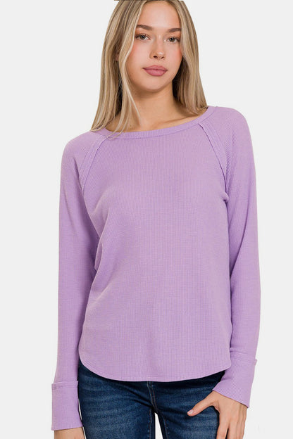 Baby Waffle Long Sleeve Top