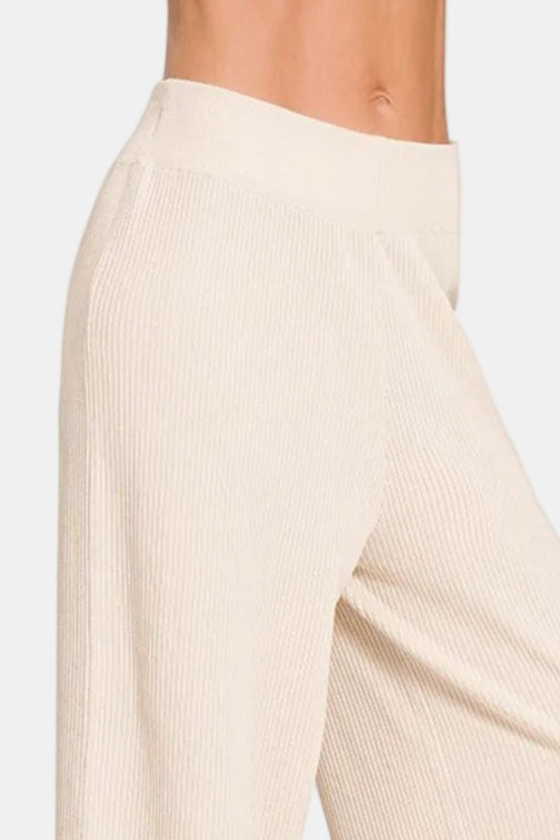 Viscose Sweater Pants / SAND BEIGE