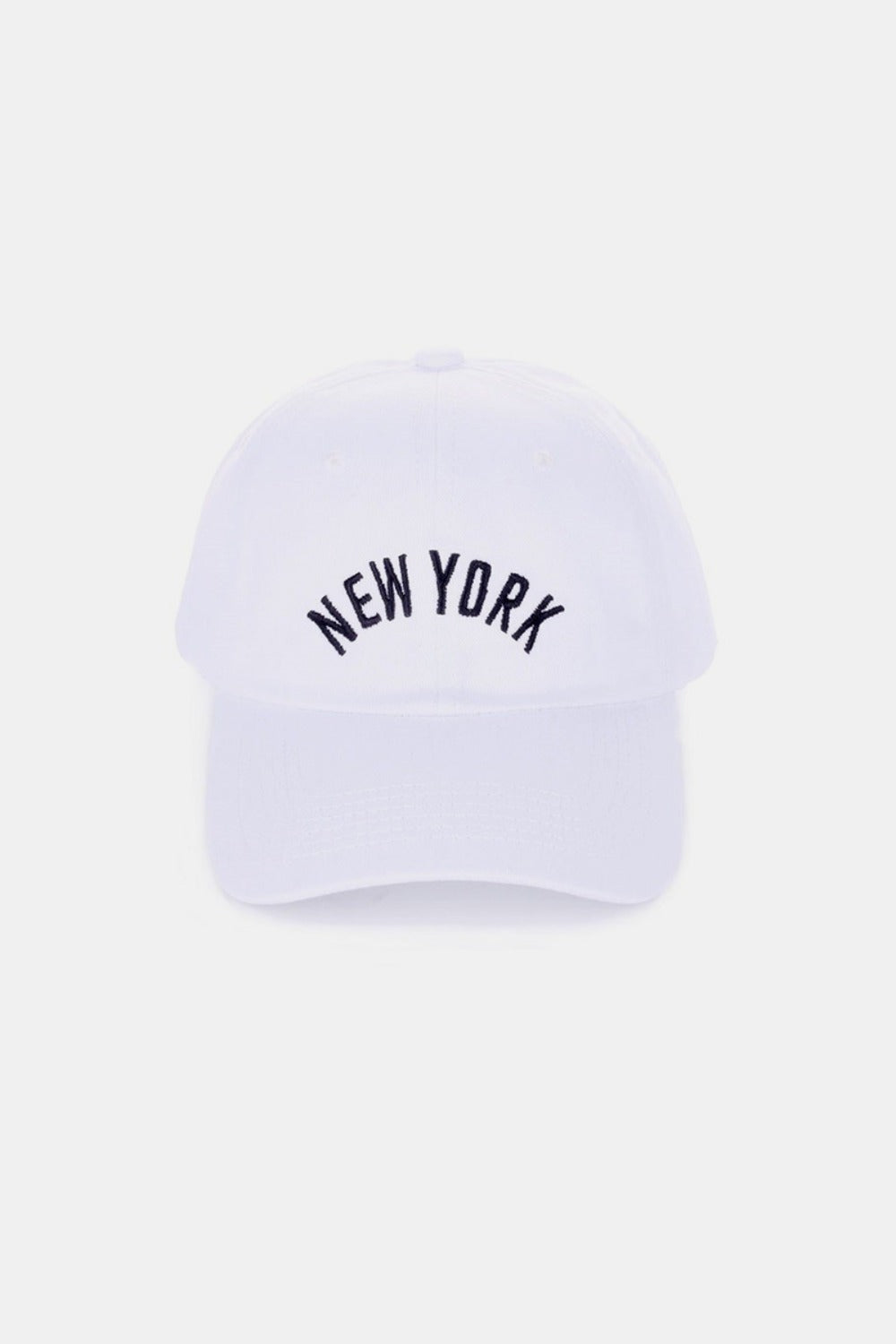 City Embroidered Cotton Baseball Cap