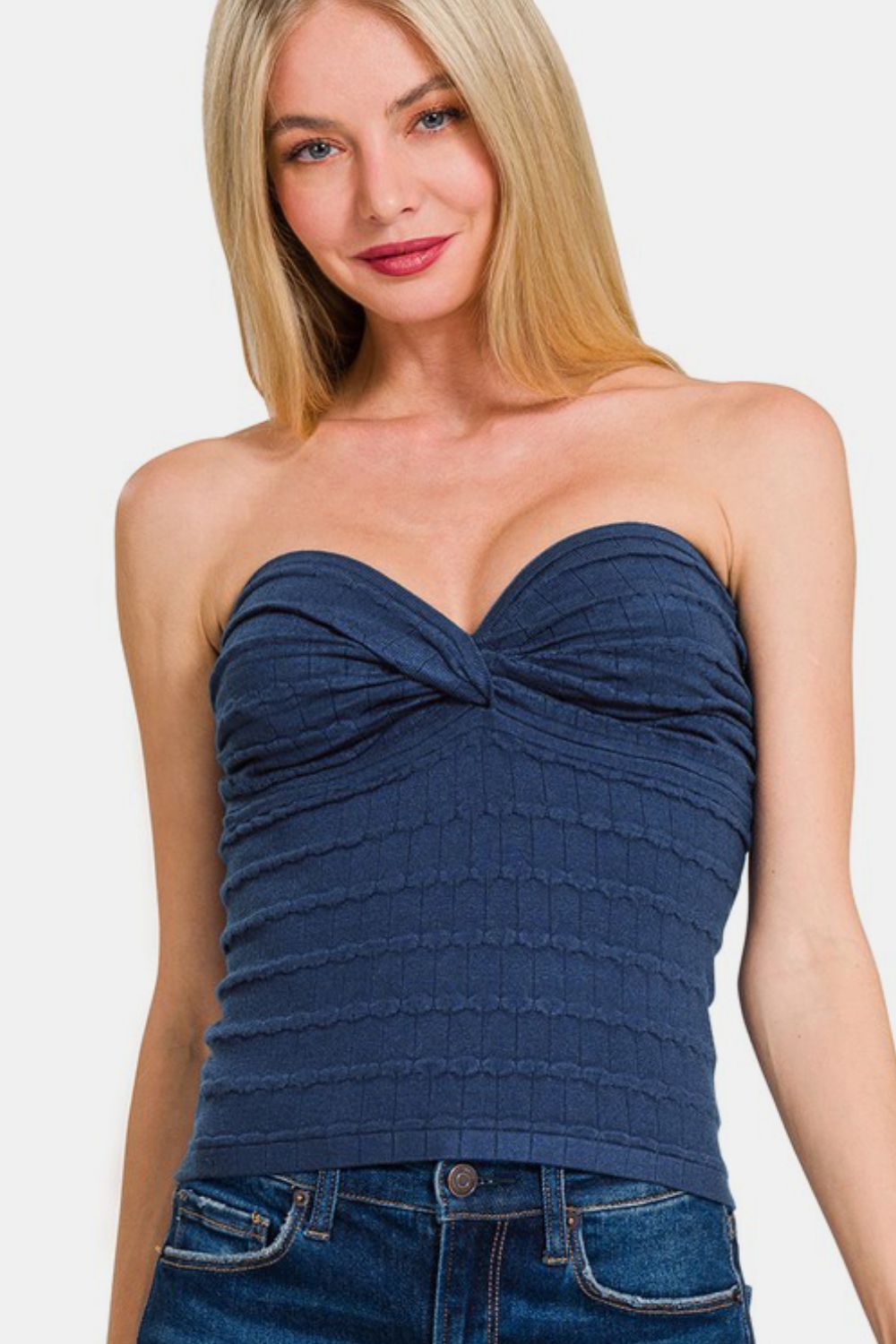 Viscose Sweater Tube Top