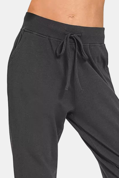 Cotton Jogger Pants / BLACK