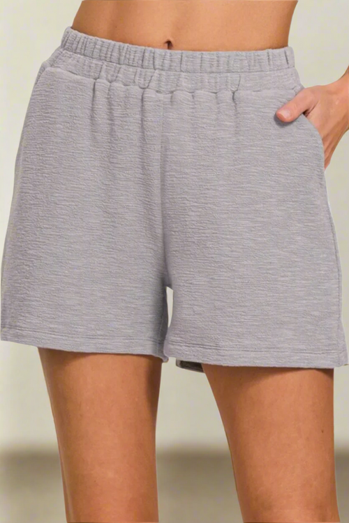 Cotton Slub Short Pants / SLEET