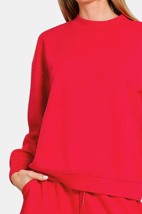 Scuba Pullover & Shorts Set / RUBY