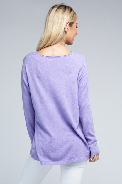 Viscose Front Pocket Sweater