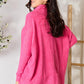 Brushed Melange Hacci Cowl Neck Sweater