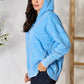 French Terry Acid Wash Kangaroo Pocket Hoodie
