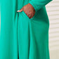 Long Sleeve Flare Dress With Pockets