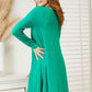 Long Sleeve Flare Dress With Pockets