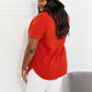 Double Gauze Button Down Raw Edge Short Sleeve Shirt